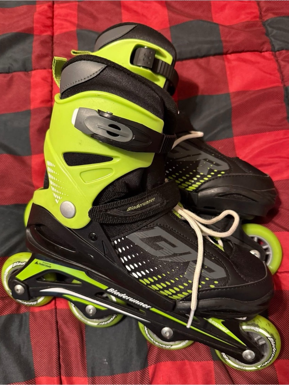 Bladerunner Kids Inline Skates - Neon Green/Black